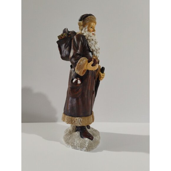 Tree Top Nursery Figurine Santa With Cane &  Package - Picture 11 of 16